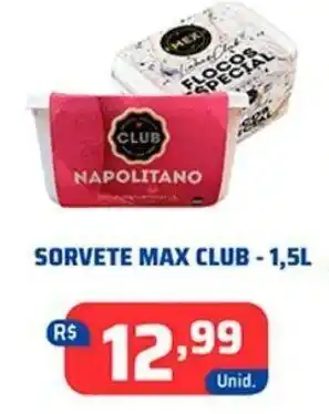 SORVETE MAX CLUB - 1,5L