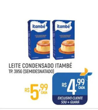 LEITE CONDENSADO ITAMBÉ TP. 395G (SEMIDESNATADO)