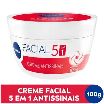 D'avó Supermercado Creme facial antissinais nivea pote 100g oferta