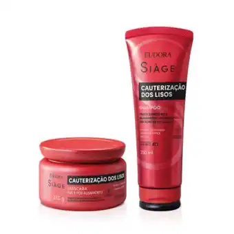 Eudora Combo cauterização dos lisos: shampoo 250ml + máscara 250g oferta