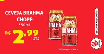 Supermercado Precito CEVEJA BRAHMA CHOPP 350ml oferta