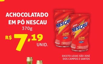 Supermercado Precito ACHOCOLATADO EM PÓ NESCAU 370g oferta