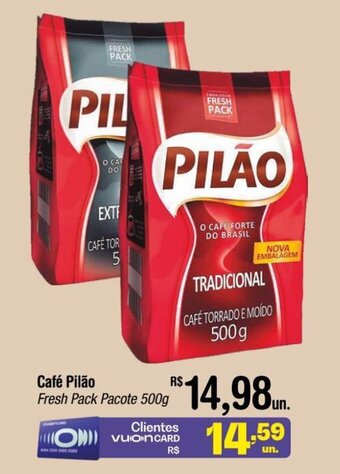 Fort Atacadista Café Pilão Fresh Pack Pacote 500g oferta