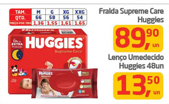 Tenda Atacado Fralda Supreme Care Huggies oferta