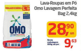 Tenda Atacado Lava-Roupas em Pó Omo Lavagem Perfeita Bag 2,4kg oferta