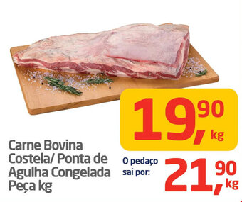 Tenda Atacado Carne Bovina Costela/Ponta de Agulha Congelada Peça kg oferta