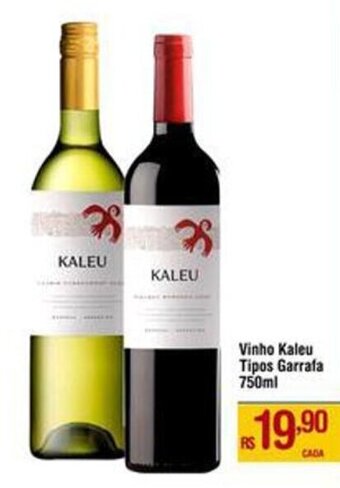 Max Atacadista Vinho Kaleu Tipos Garrafa 750ml oferta