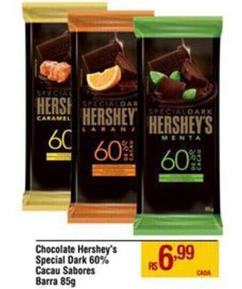 Max Atacadista Chocolate Hershey's Special Dark 60% Cacau Sabores Barra 85g oferta