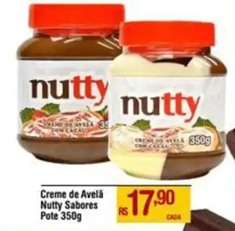 Creme de Avelã Nutty Sabores Pote 350g