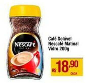 Max Atacadista Café Solúvel Nescafé Matinal Vidro 200g oferta
