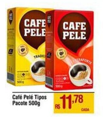 Max Atacadista Café Pelé Tipos Pacote 500g oferta