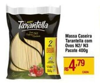 Max Atacadista Massa Caseira Tarantella com Ovos N2/N3 Pacote 400g oferta