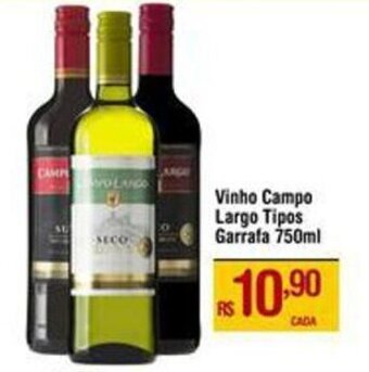 Max Atacadista Vinho Campo Largo Tipos Garrafa 750ml oferta