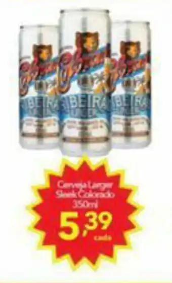 Lopes Supermercados Cerveja Lager Sleek Colorado 350ml oferta
