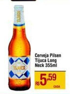 Cerveja Pilsen Tijuca Long Neck 355ml