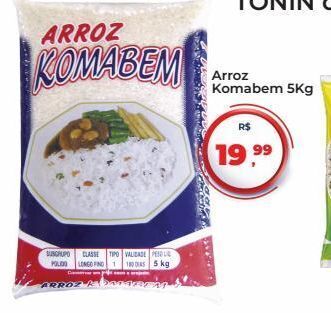Tonin Superatacado Arroz komabem 5kg oferta