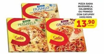 Roldão Pizza sadia mussarela, calabresa ou frango com catupiry 440g/460g oferta