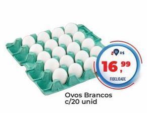 Tonin Superatacado Ovos brancos c/20 unid oferta