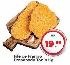 Tonin Superatacado Filé de frango empanado tonin kg oferta