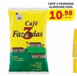 Roldão Café 3 fazendas almofada 500g oferta