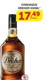 Roldão Conhaque dreher 900ml oferta