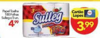 Papel Toalha 180 Folhas Sulleg c/3 un.