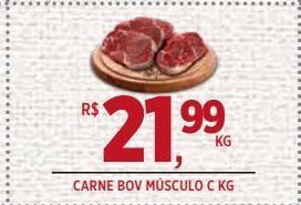 DB Supermercados Carne bov músculo c kg oferta