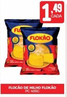Fort Atacadista FLOCÃO DE MILHO FLOKÃO PC 400G oferta