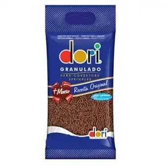 X Supermercados Chocolate granulado dori 120g oferta