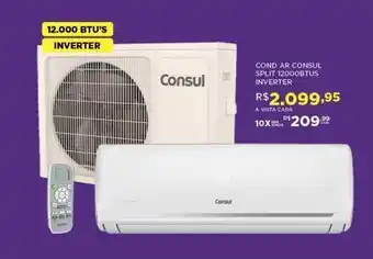 DB Supermercados Condicionador ar consul split 1200btus oferta
