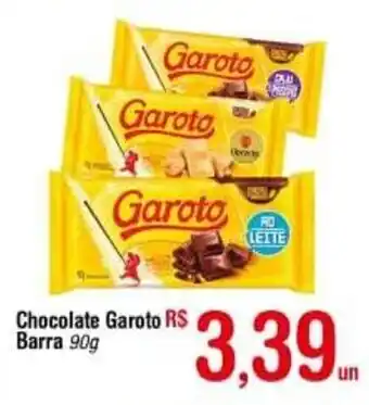 Fort Atacadista Chocolate Garoto Barra 90g oferta