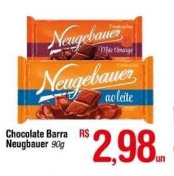 Fort Atacadista Chocolate Barra Neugbauer 90g oferta