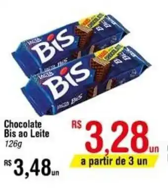 Fort Atacadista Chocolate Bis ao Leite 126g oferta