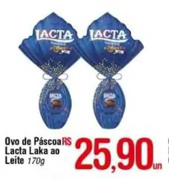 Ovo de Pascoa Lacta Laka ao Leite 170g
