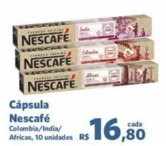Sam's Club Cápsula Nescafé Colombia/India/ Africas, 10 unidades oferta