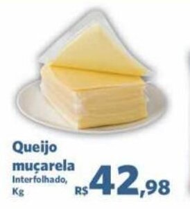 Sam's Club Queijo muçarela Interfolhado, kg oferta