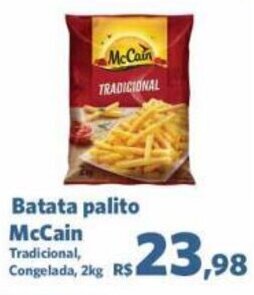Sam's Club Batata palito McCain Tradicional, Congelada, 2kg oferta