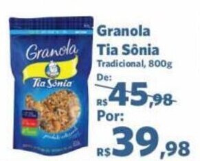 Granola Tia Sônia Tradicional, 800g