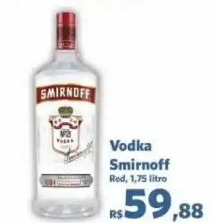 Sam's Club Vodka Smirnoff Red, 1,75 litro oferta
