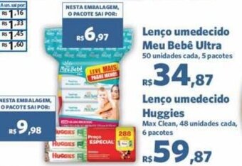 Sam's Club Lenço umedecido Meu Bebê Ultra 50 unidades cada, 5 pacotes oferta