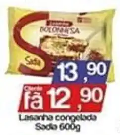 Supermercados Gricki Lasanha congelada Sada 600g oferta