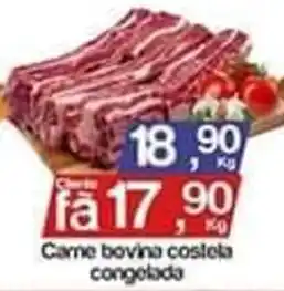 Supermercados Gricki Carne Bovina Costela Congelada 1kg oferta