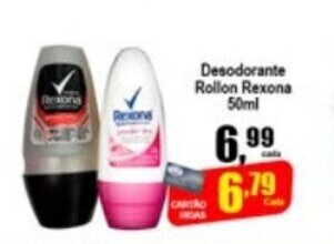 Higa's Supermercado Desodorante Rollon Rexona 50ml oferta
