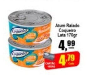 Higa's Supermercado Atum Ralado Coqueiro lata 170g oferta