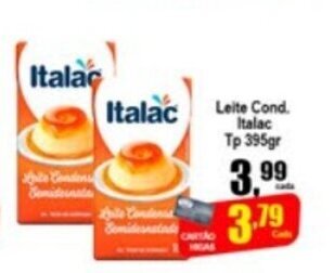 Higa's Supermercado Leite Cond. Italac TP 395g oferta