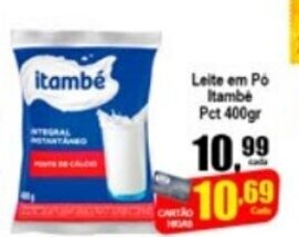 Higa's Supermercado Leite em po Itambe Pct 400g oferta