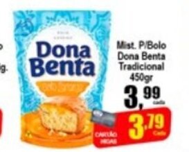 Higa's Supermercado Mist. P/Bolo Dona Benta Tradicionais 450g oferta