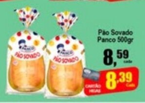 Higa's Supermercado Pao Sovado Panco 500g oferta
