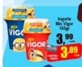 Higa's Supermercado Iogurte Mix Vigor 165g oferta