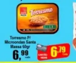 Higa's Supermercado Torresmo p/ Microondas Santa Massa 60g oferta